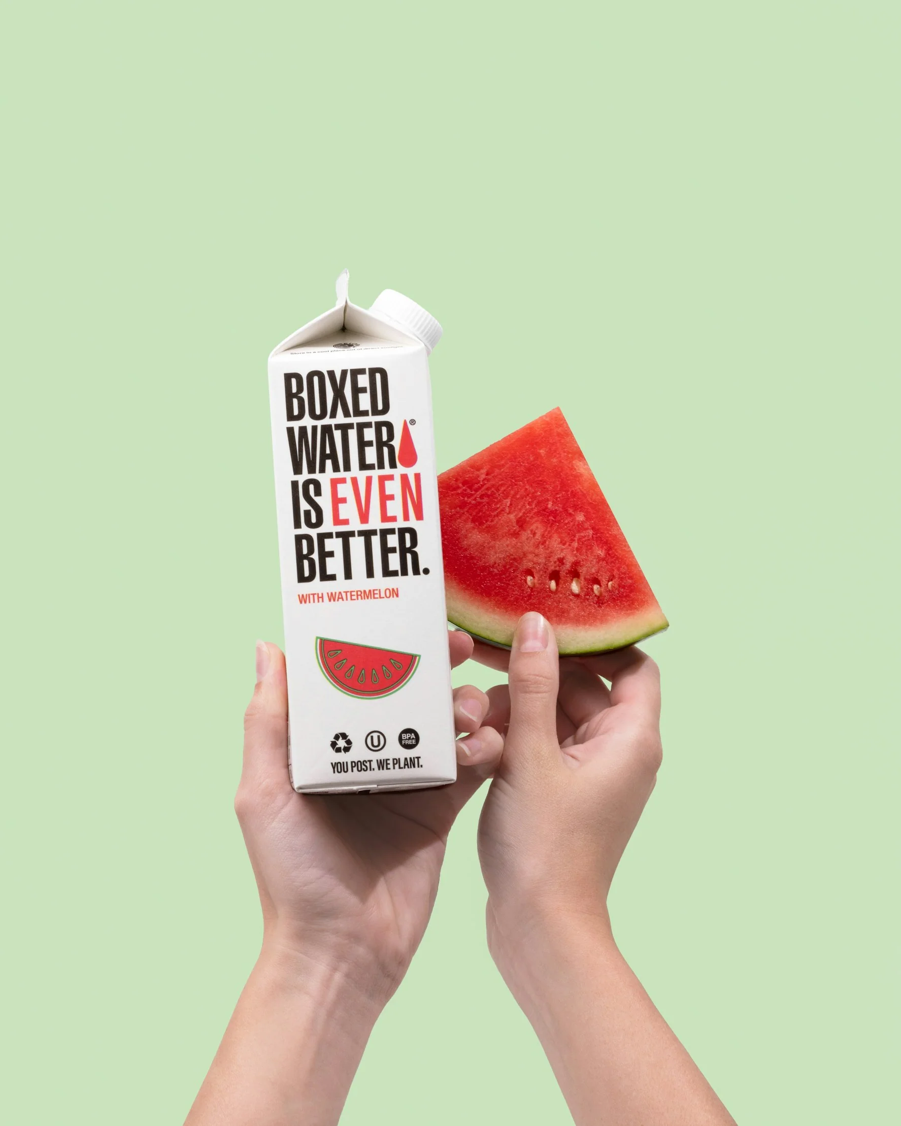 Watermelon 500mL Boxed Water - Image 4